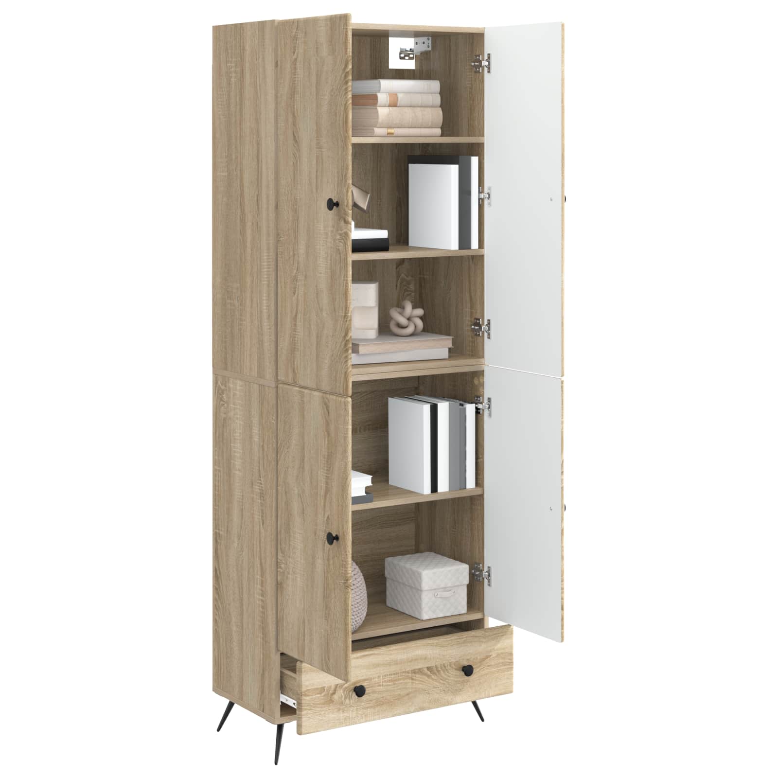 Schrankset 2 pcs Sonoma-Eiche Holzwerkstoff
