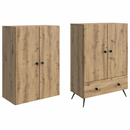 Schrankset 2 stk. Artisan-Eiche Holzwerkstoff
