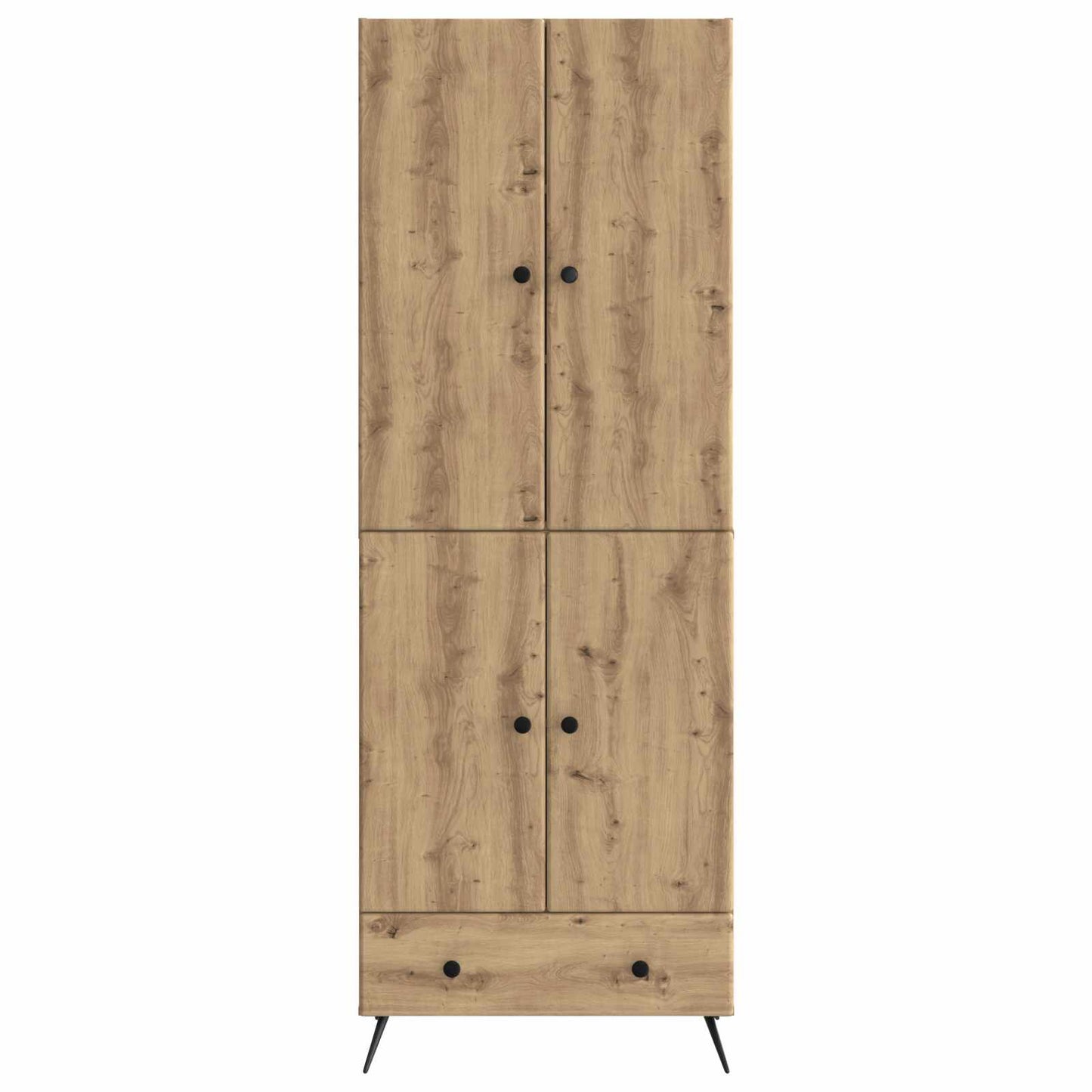 Schrankset 2 stk. Artisan-Eiche Holzwerkstoff
