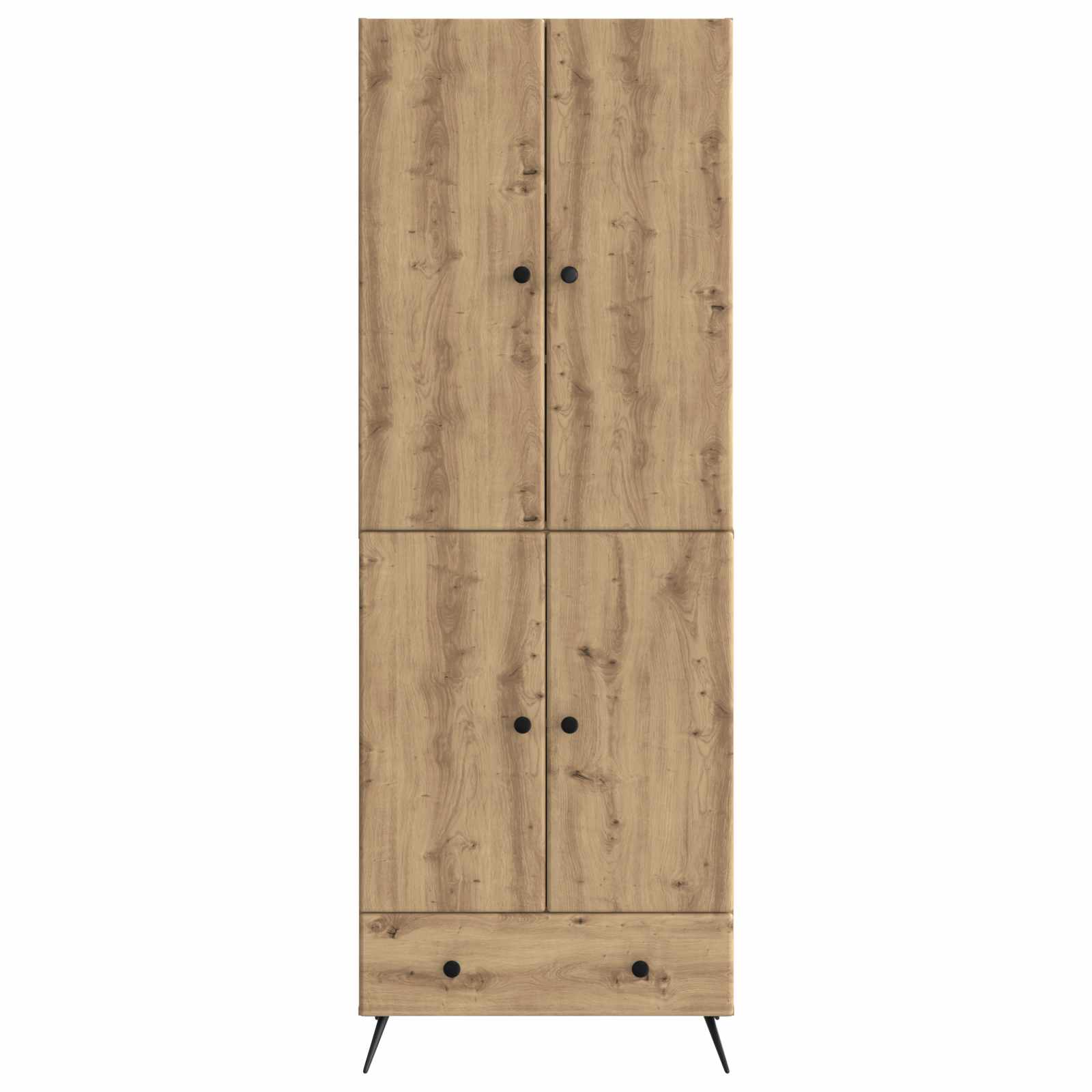 Schrankset 2 stk. Artisan-Eiche Holzwerkstoff