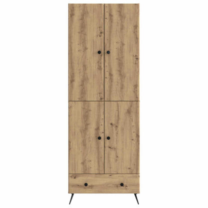 Schrankset 2 stk. Artisan-Eiche Holzwerkstoff