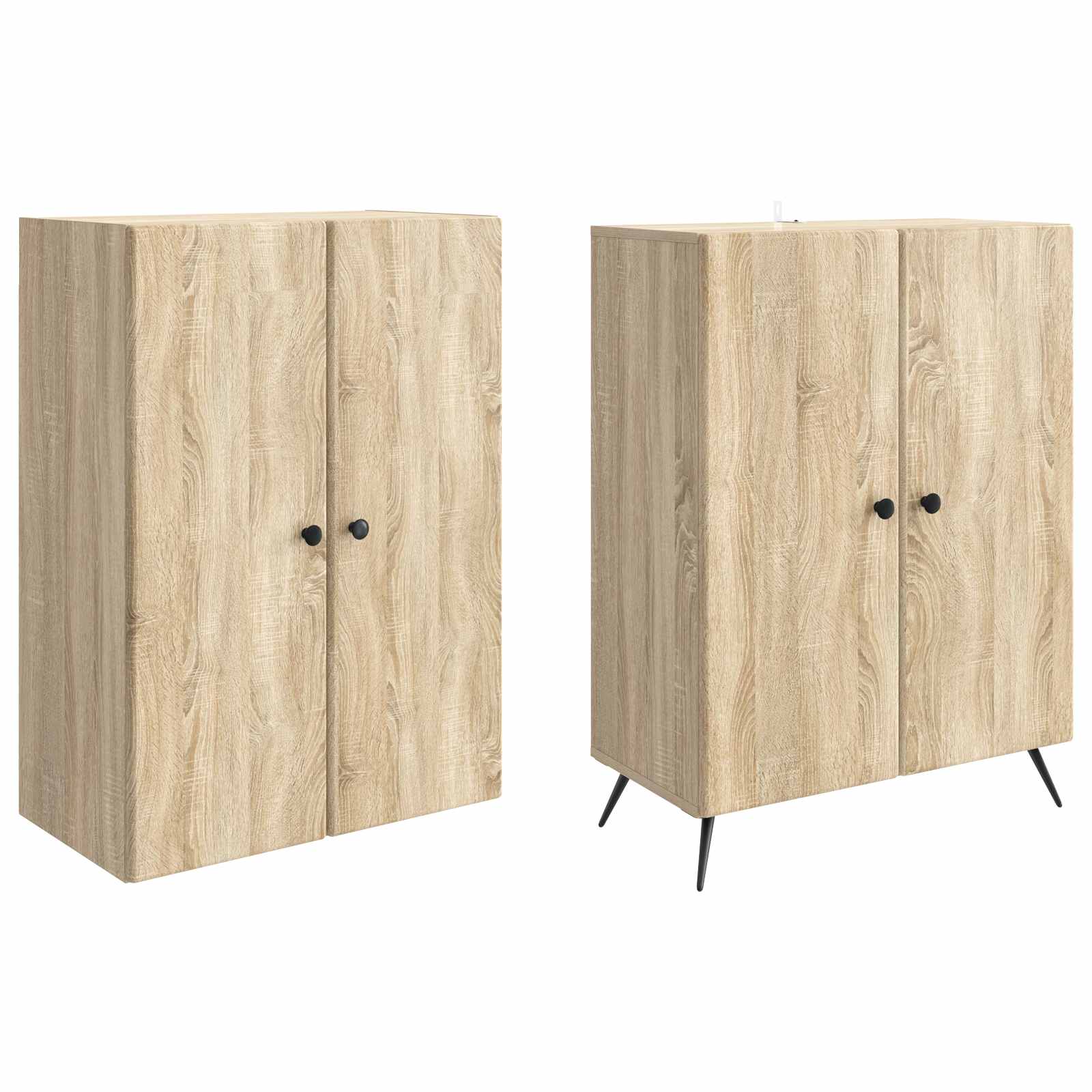 Schrankset 2 pcs Sonoma-Eiche Holzwerkstoff