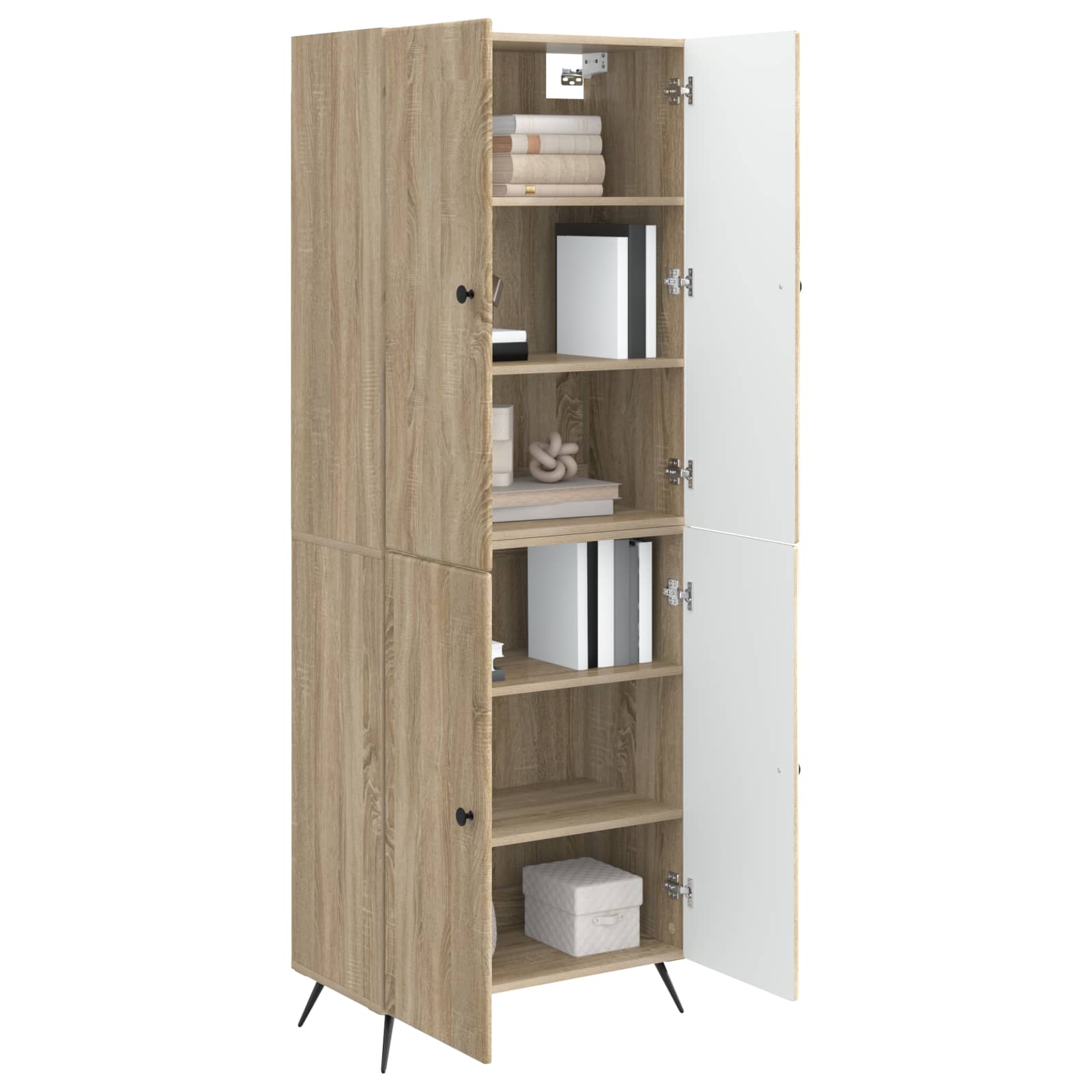 Schrankset 2 pcs Sonoma-Eiche Holzwerkstoff