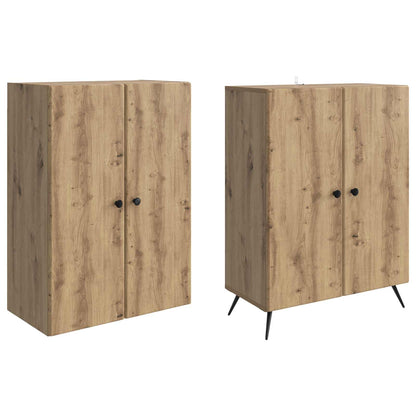 Schrankset 2 stk. Artisan-Eiche Holzwerkstoff