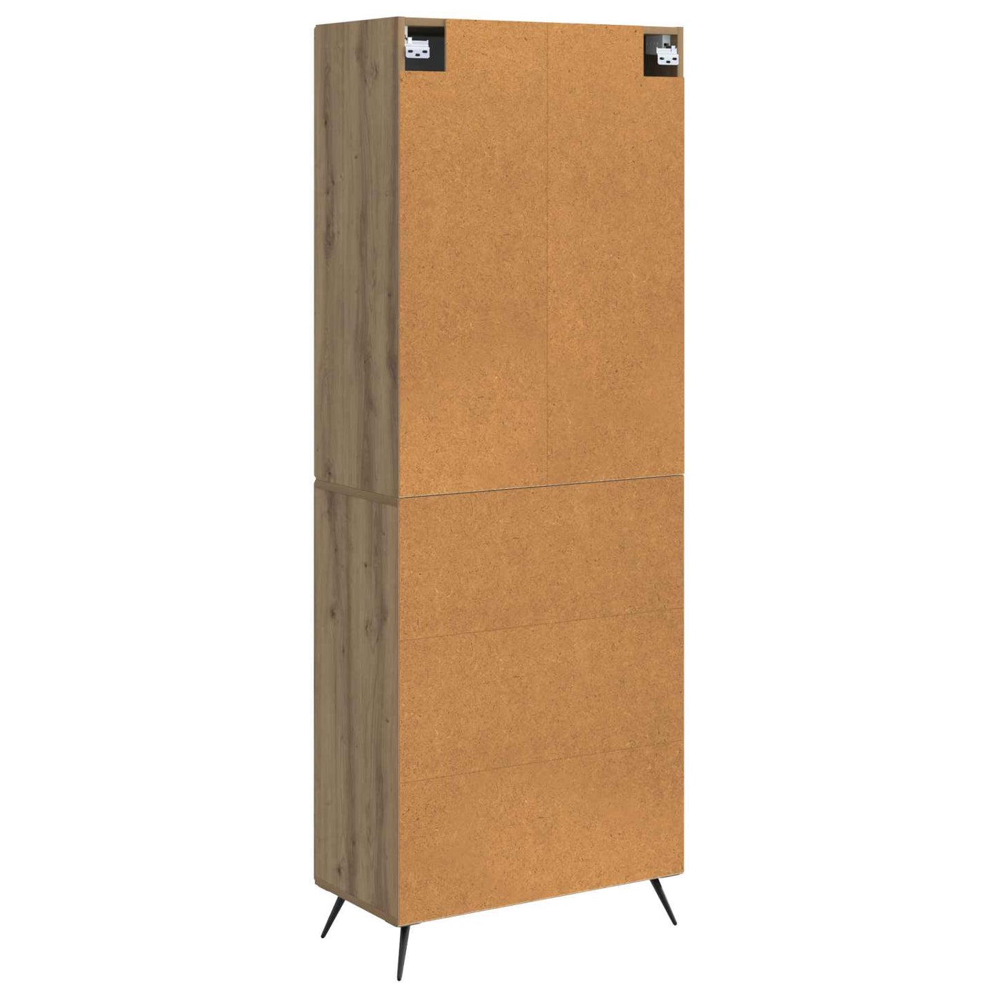 Schrankset 2 stk. Artisan-Eiche Holzwerkstoff