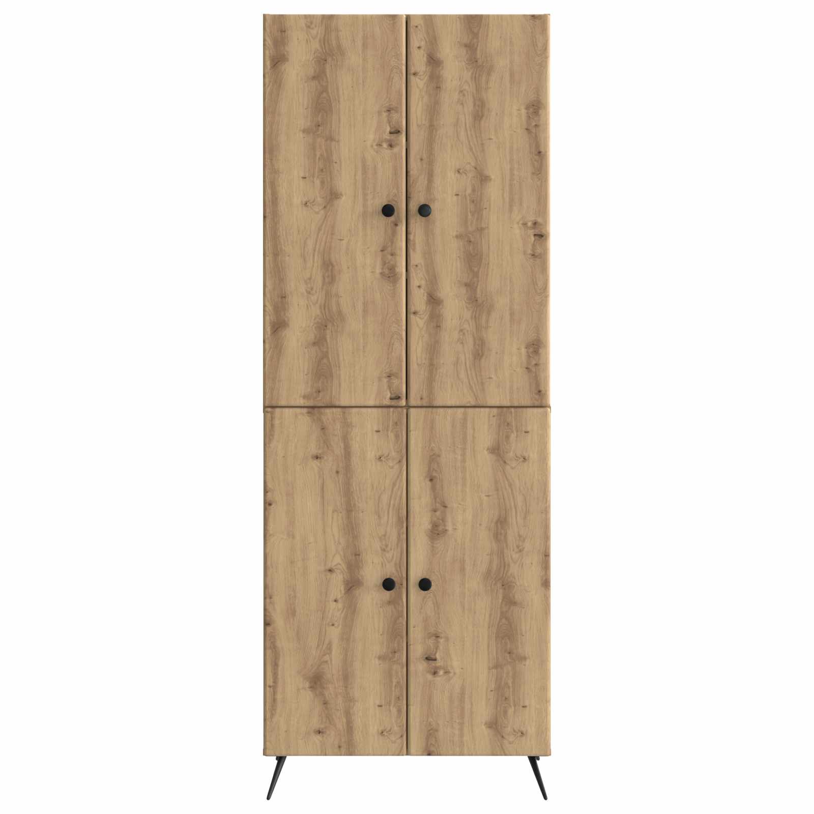 Schrankset 2 stk. Artisan-Eiche Holzwerkstoff