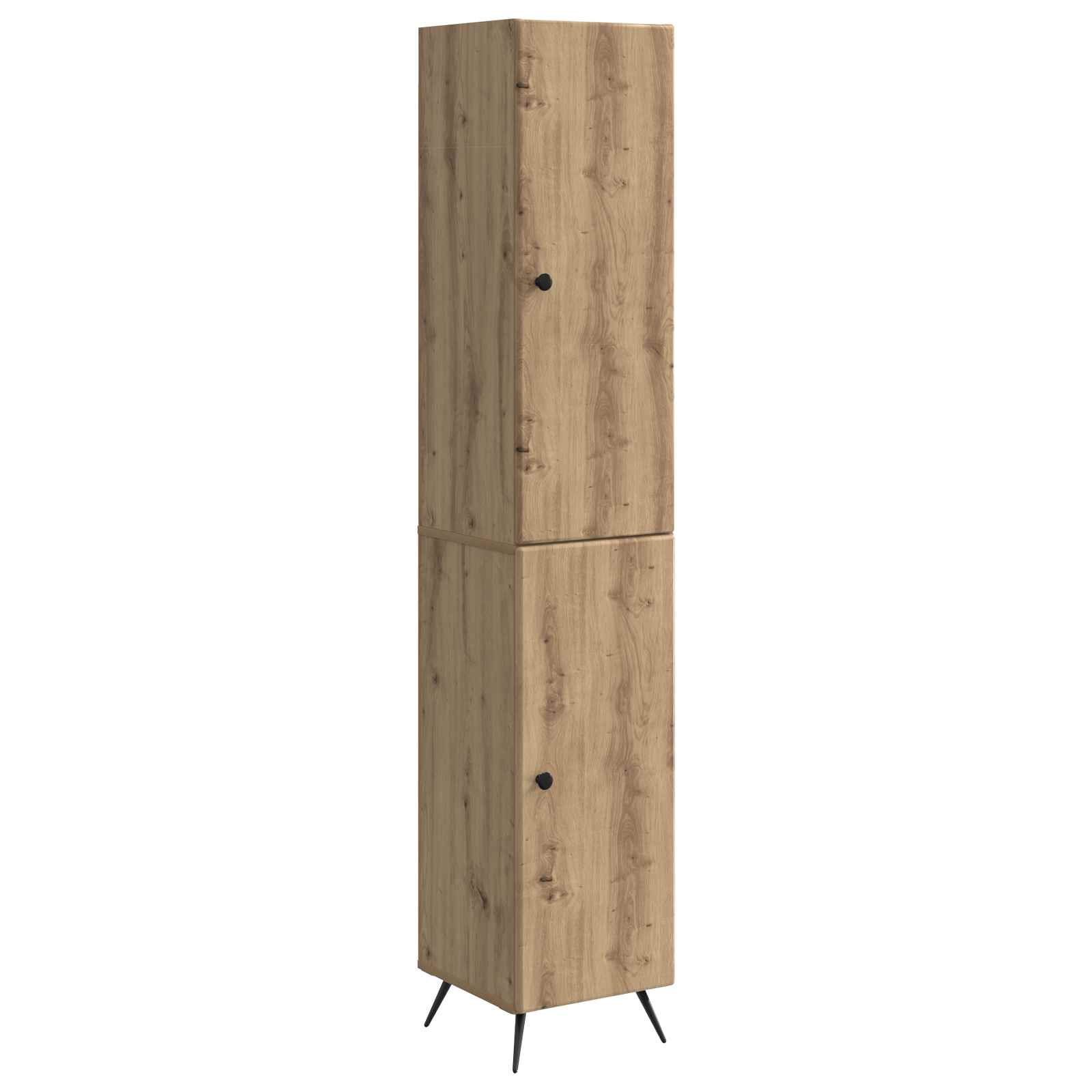 Schrankset 2 stk. Artisan-Eiche Holzwerkstoff