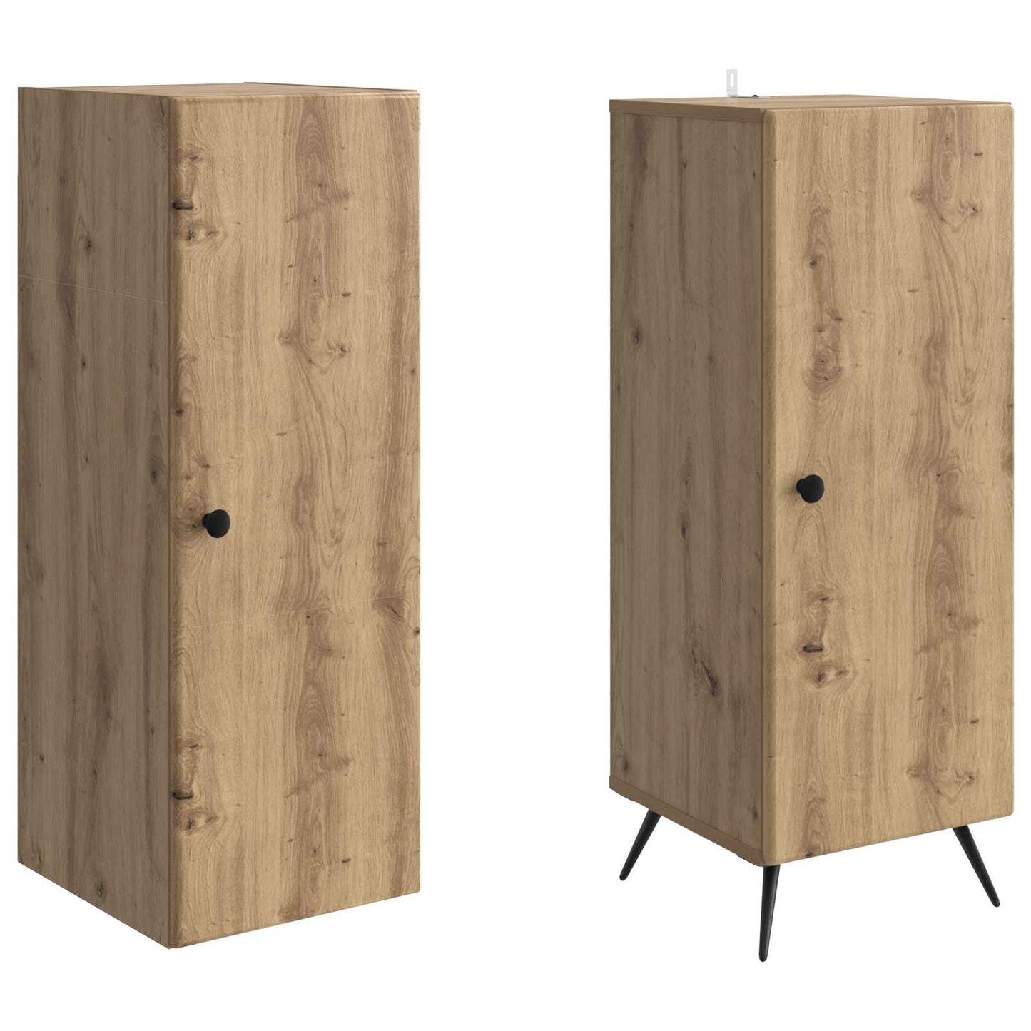 Schrankset 2 stk. Artisan-Eiche Holzwerkstoff