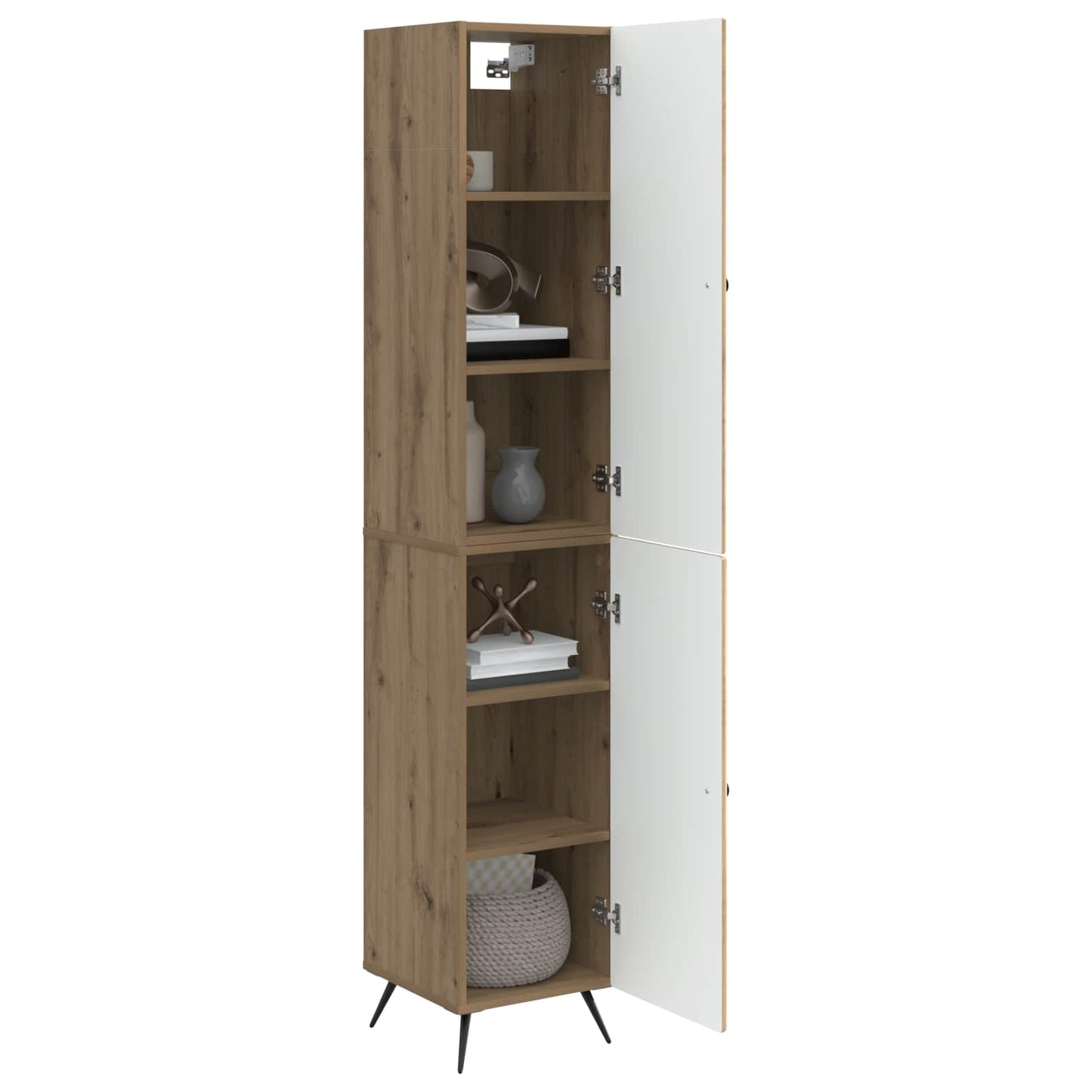 Schrankset 2 stk. Artisan-Eiche Holzwerkstoff