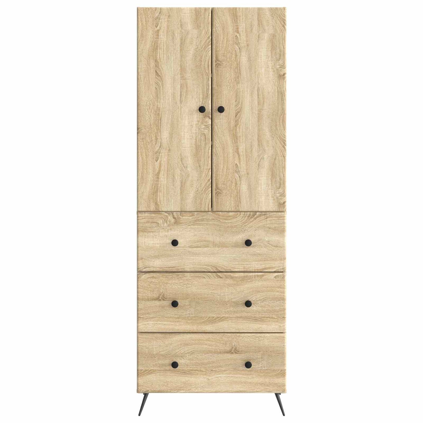 Schrankset 2 pcs Sonoma-Eiche 66 x 34,5 x 90 cm Holzwerkstoff