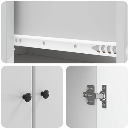 Schrankset 2 stk. 66 x 34,5 x 90 cm Holzwerkstoff