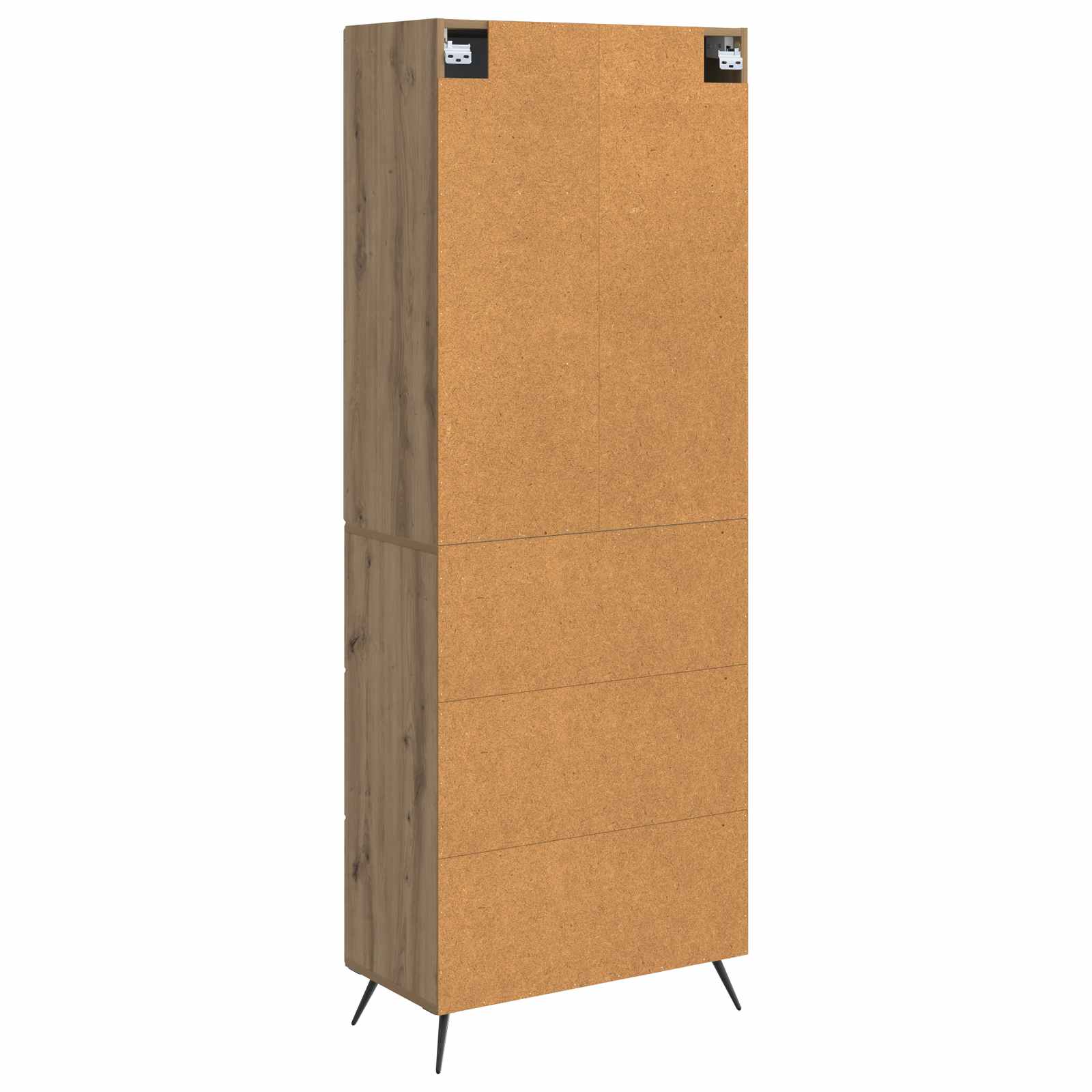 Schrankset 2 stk. 66 x 34,5 x 90 cm Holzwerkstoff Artisan-Eiche