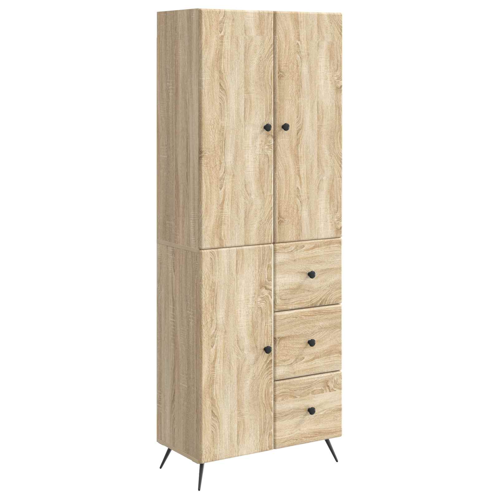 Schrankset 2 pcs Sonoma-Eiche Holzwerkstoff