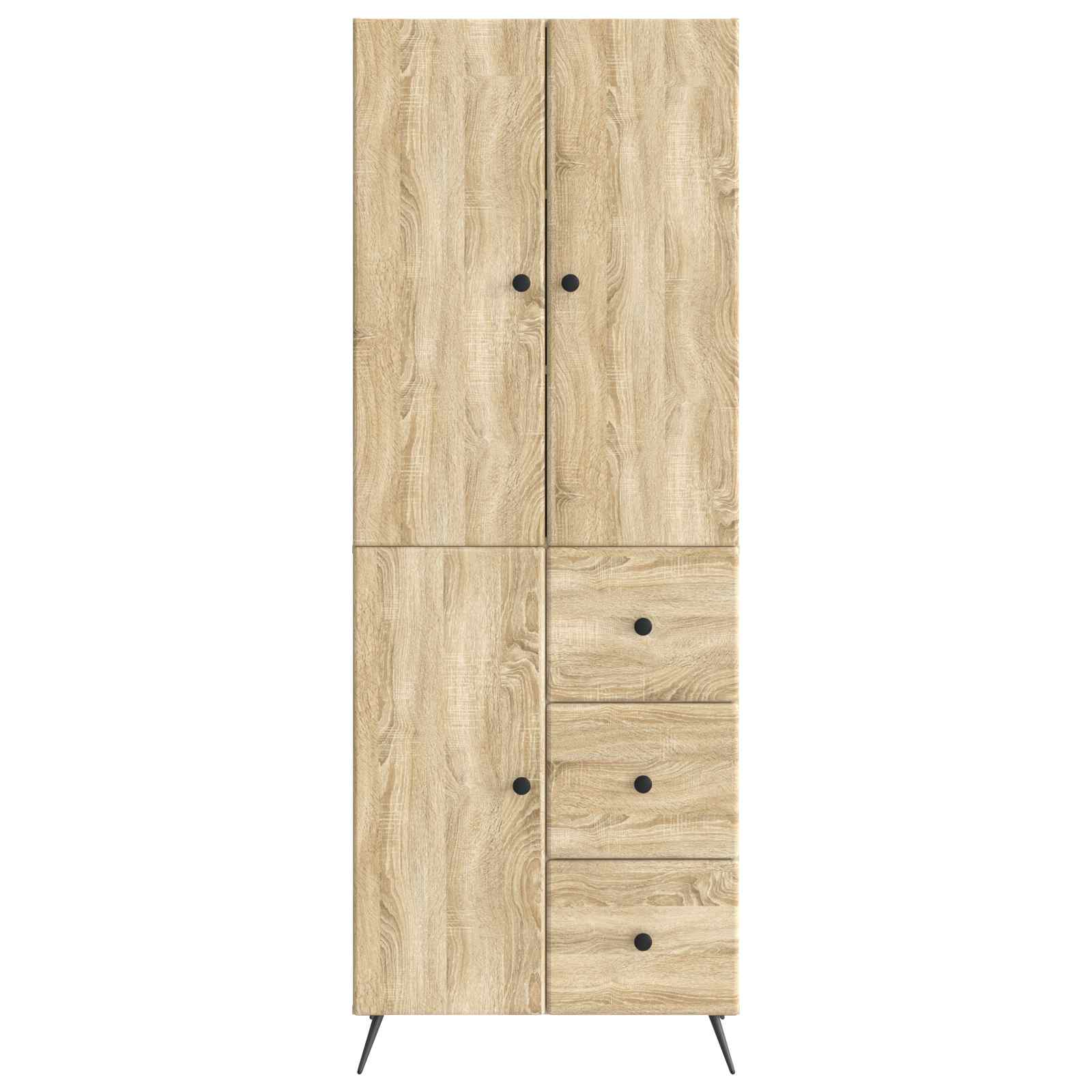Schrankset 2 pcs Sonoma-Eiche Holzwerkstoff