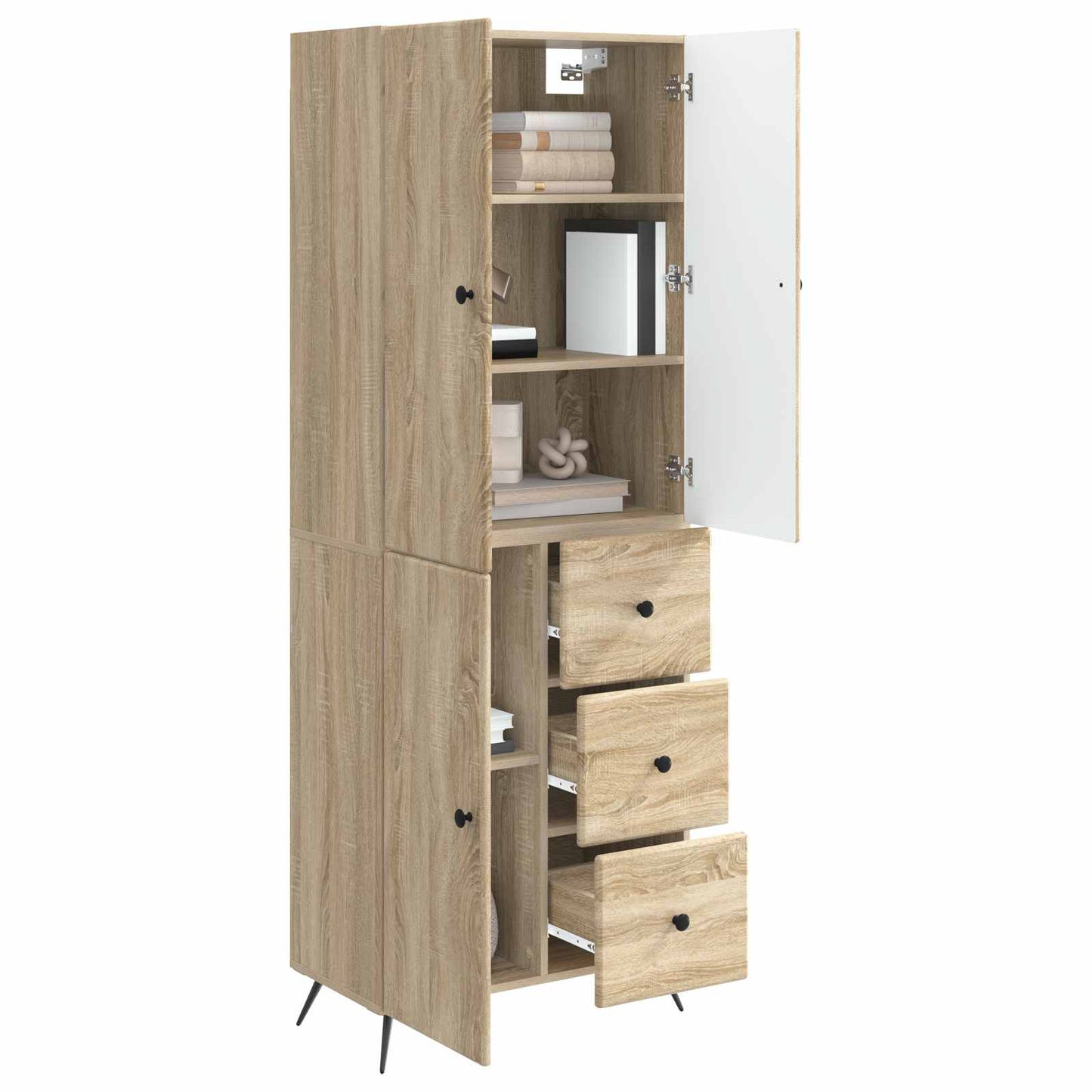 Schrankset 2 pcs Sonoma-Eiche Holzwerkstoff