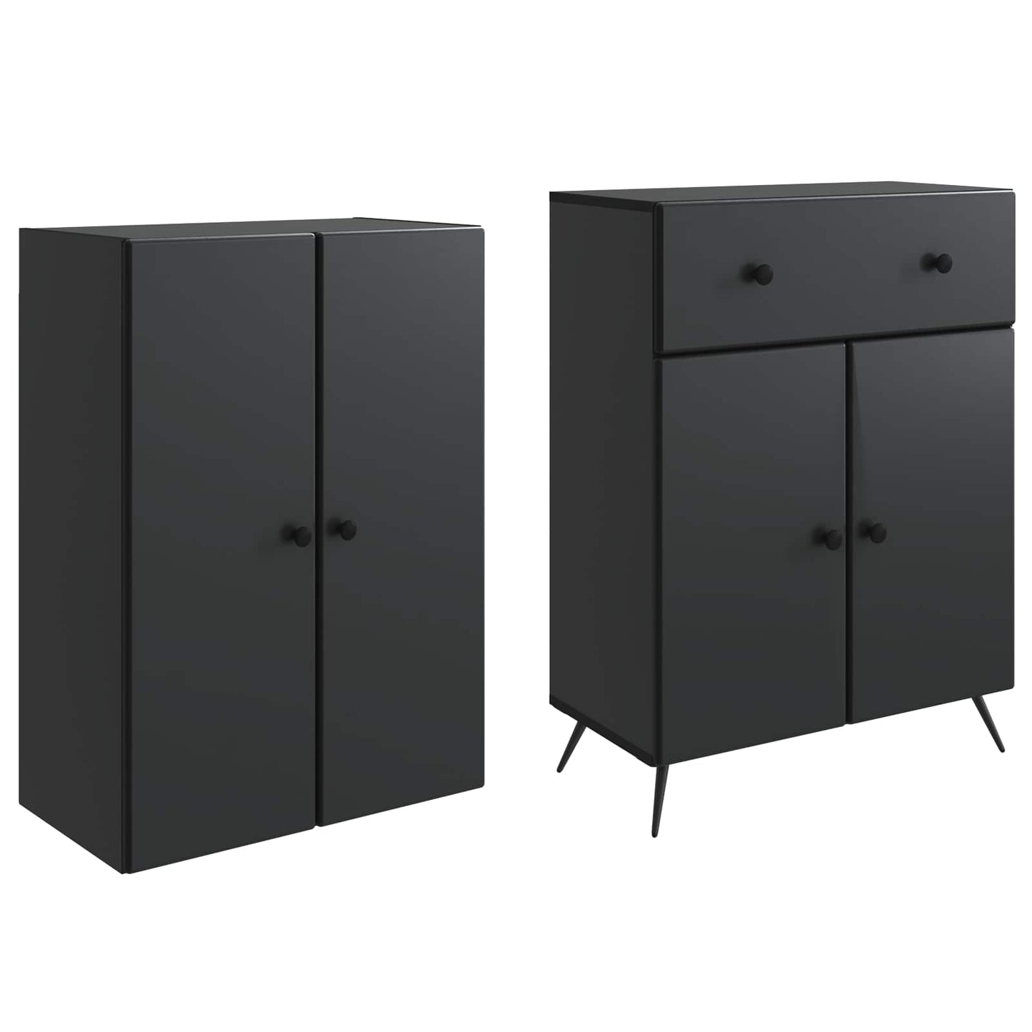 2 pcs Schwarz