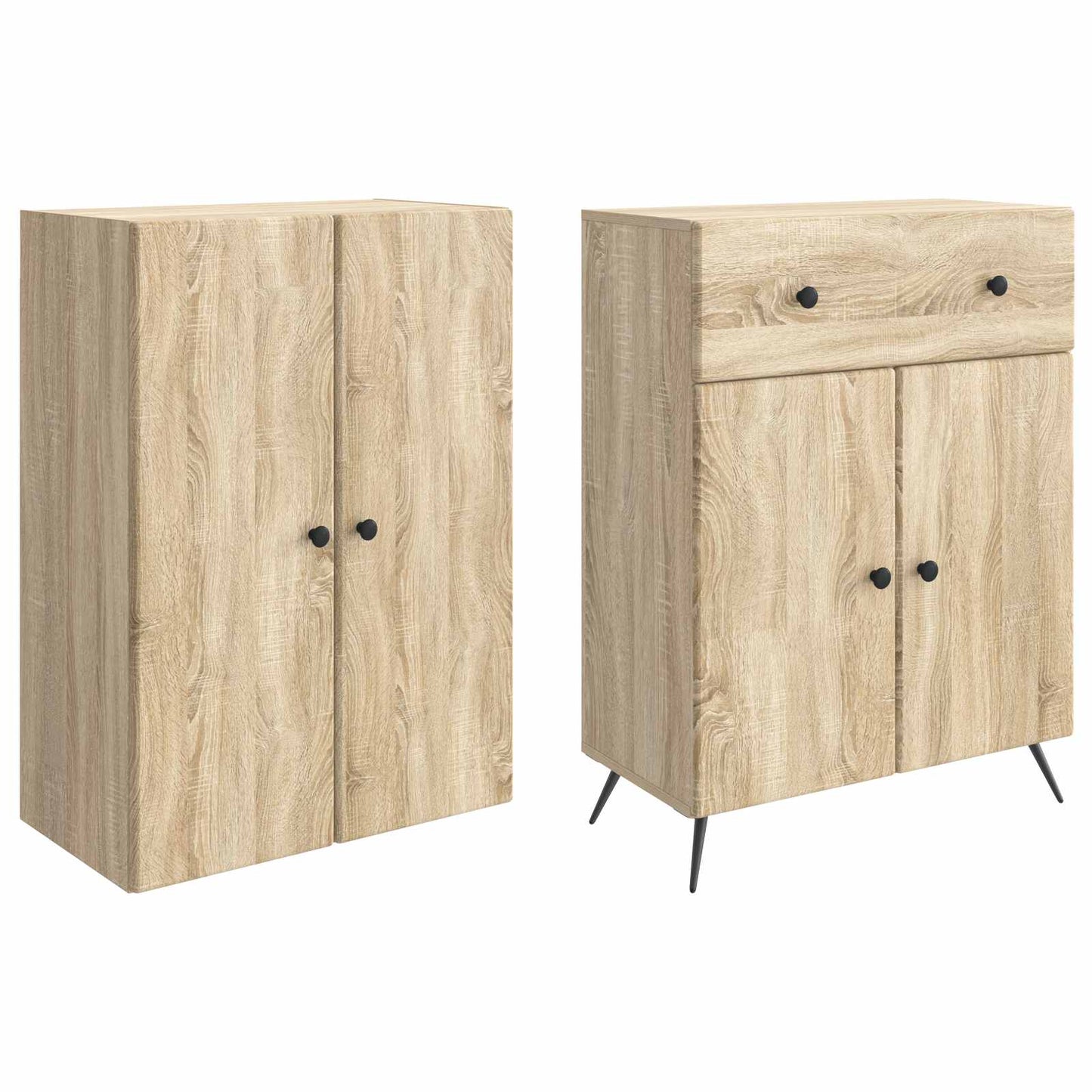 2 pcs Sonoma-Eiche