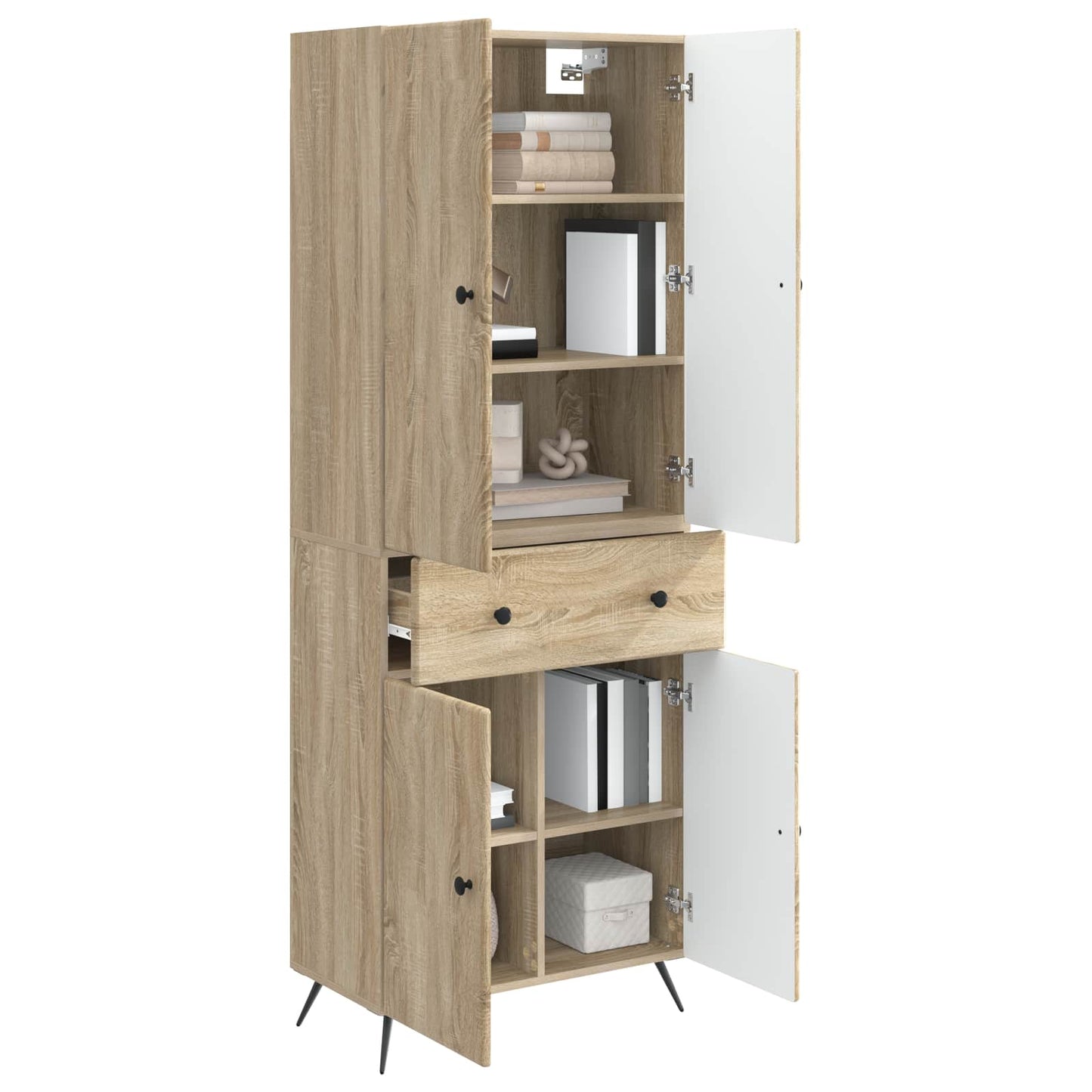 2 pcs Sonoma-Eiche