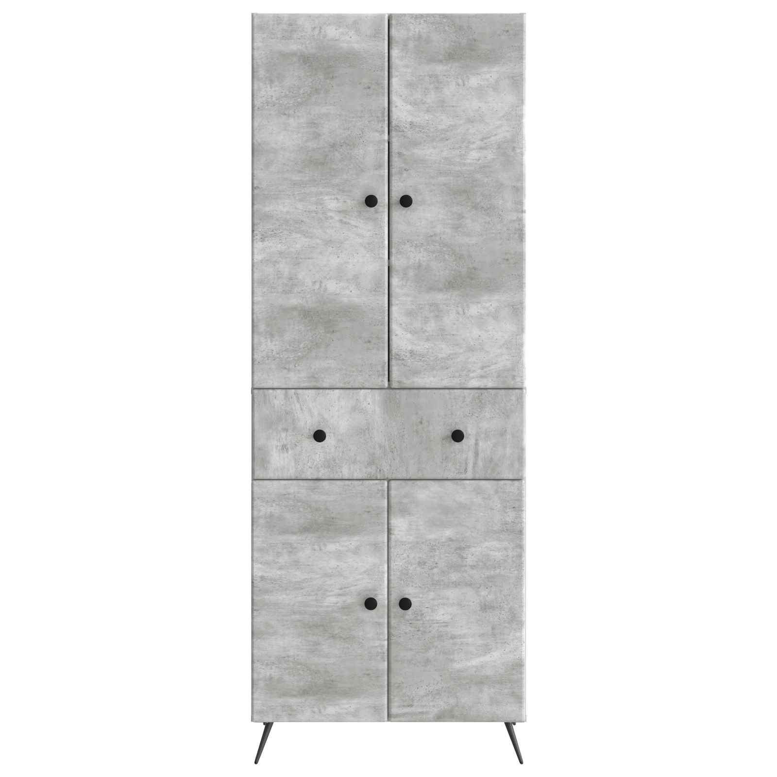 2 pcs Betongrau