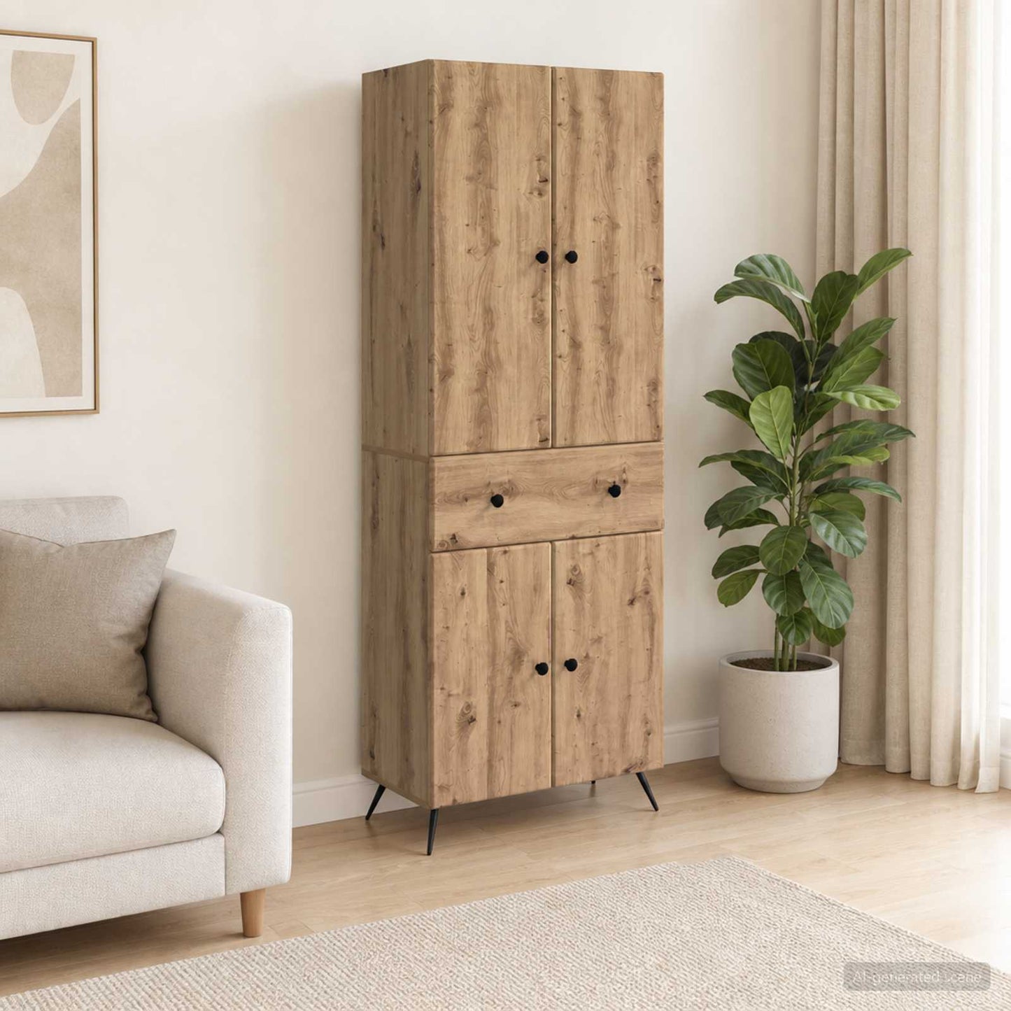 2 stk. Artisan-Eiche