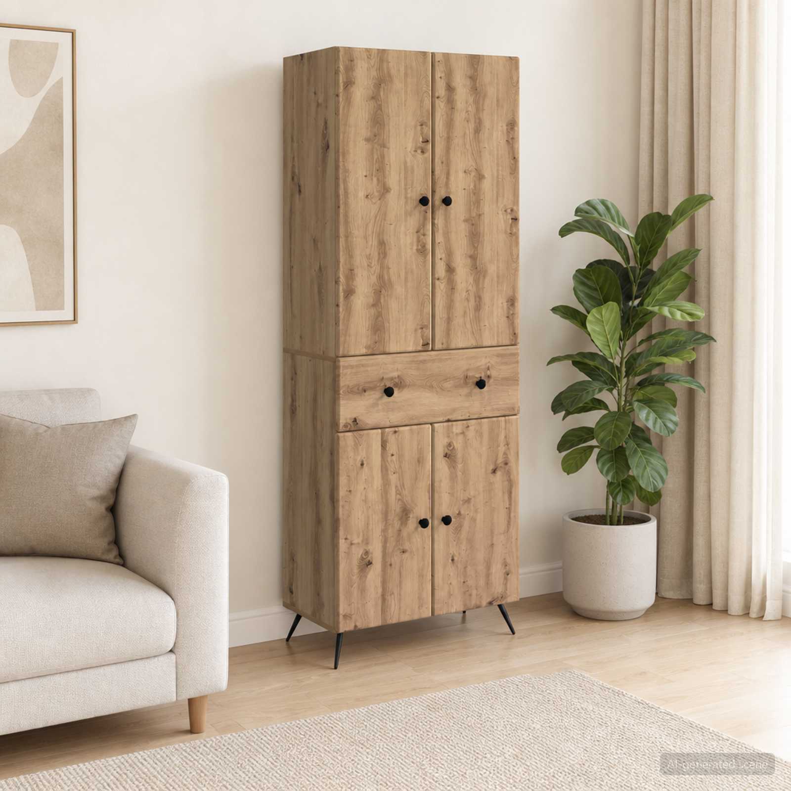 2 stk. Artisan-Eiche