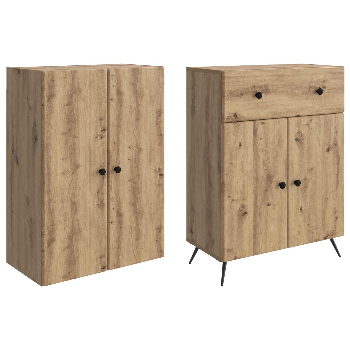 2 stk. Artisan-Eiche