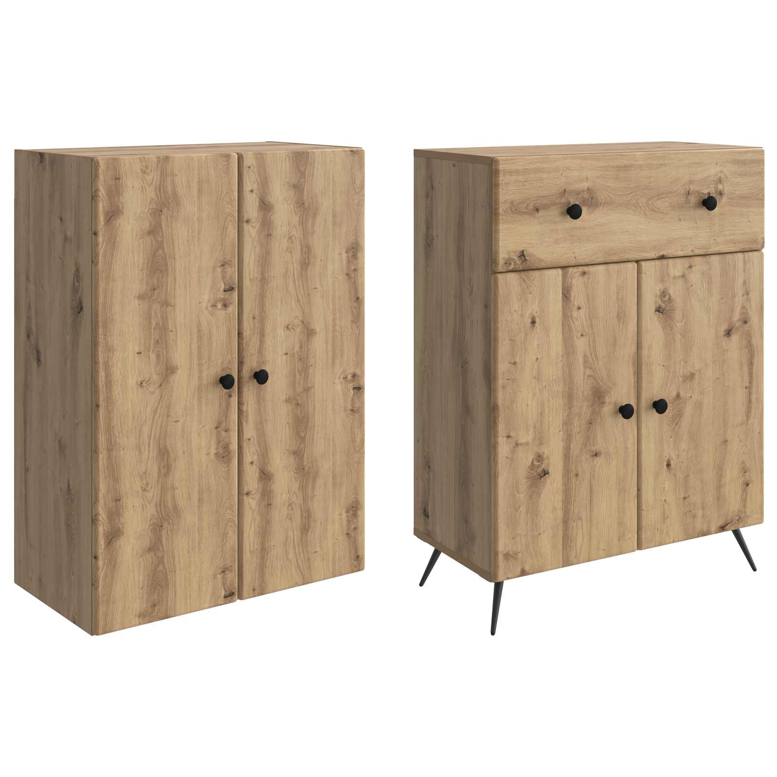 2 stk. Artisan-Eiche