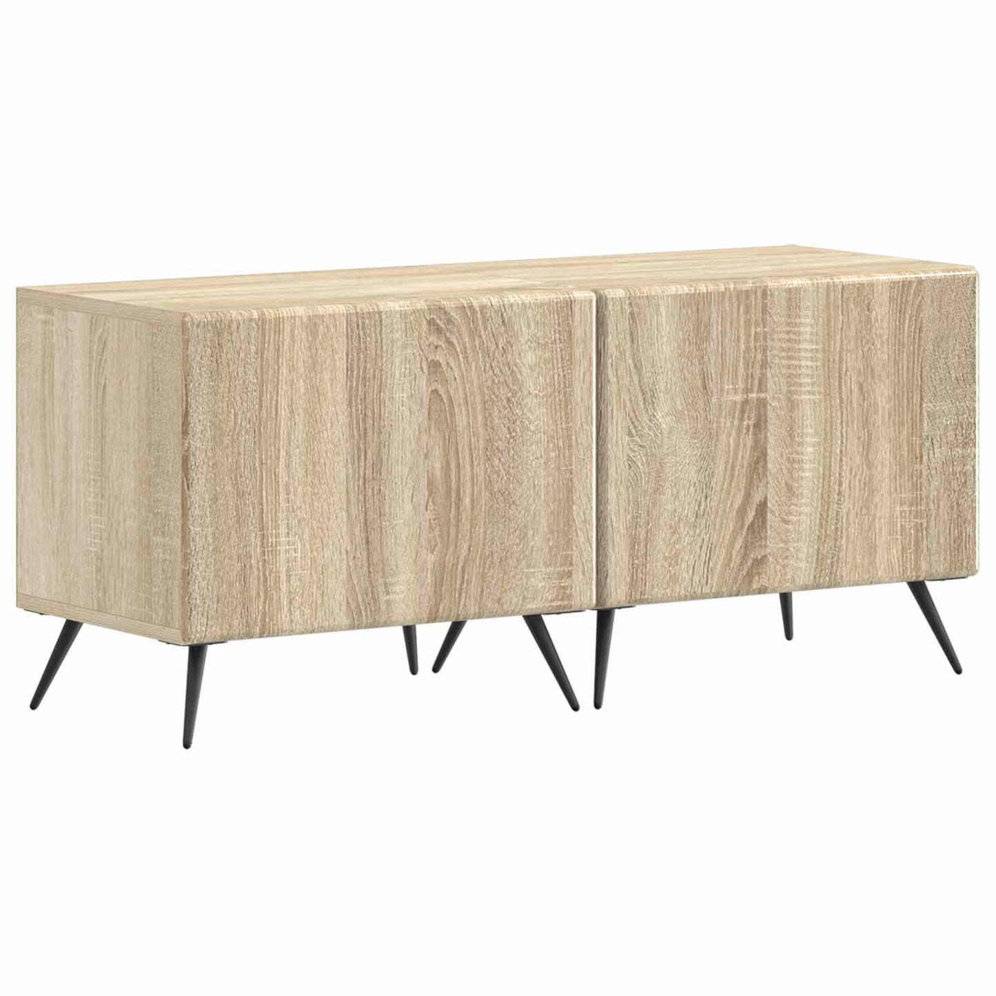 5-teiliges LED TV Schrank Sonoma-Eiche Holzwerkstoff