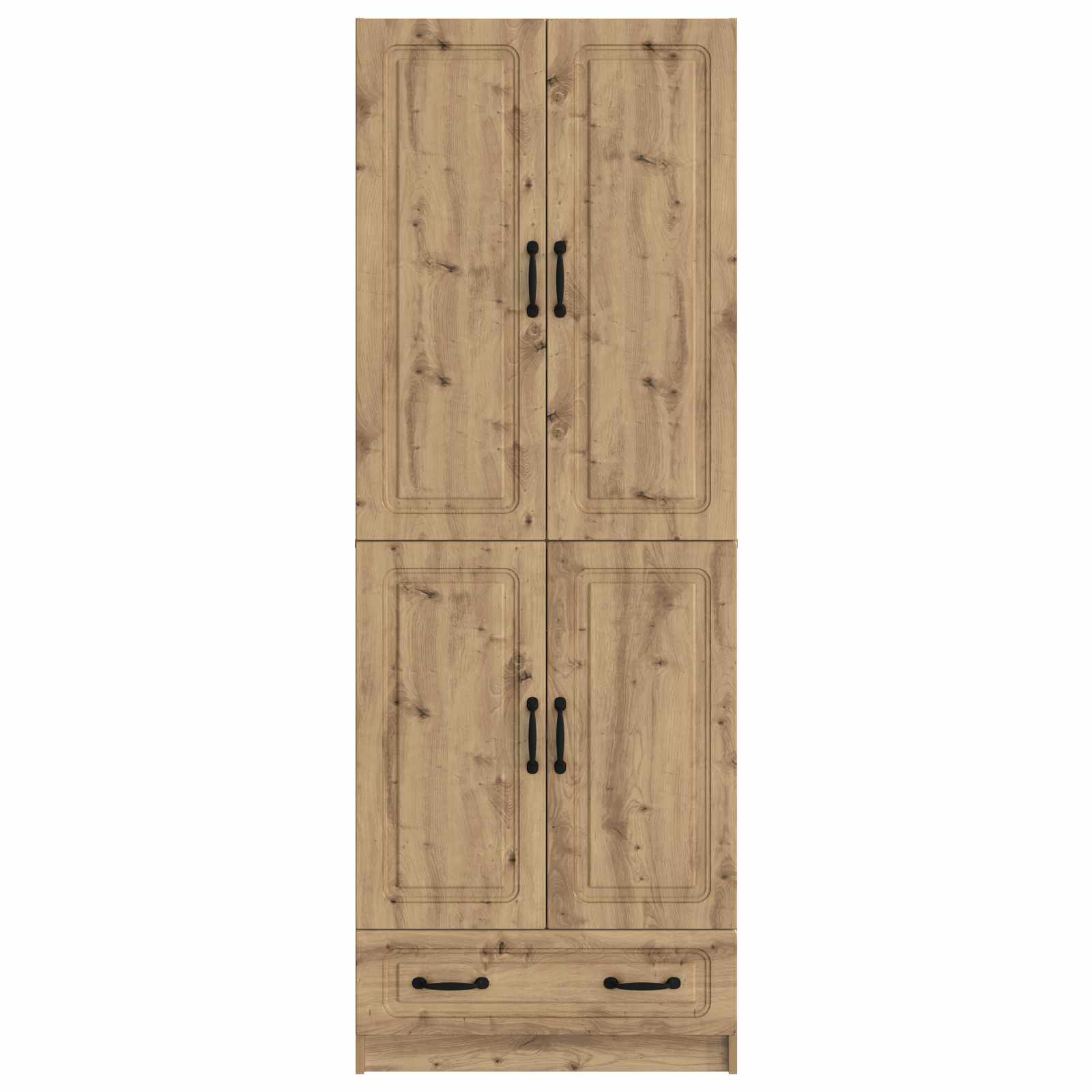 Schrankset 2 stk. Artisan-Eiche Holzwerkstoff