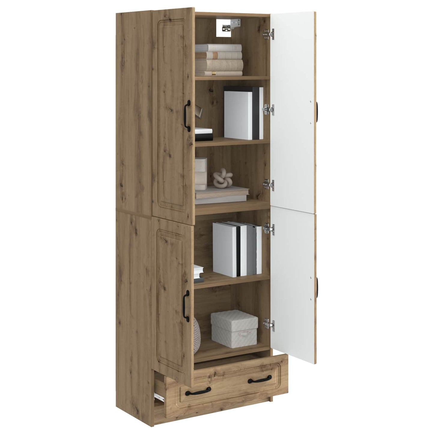 Schrankset 2 stk. Artisan-Eiche Holzwerkstoff