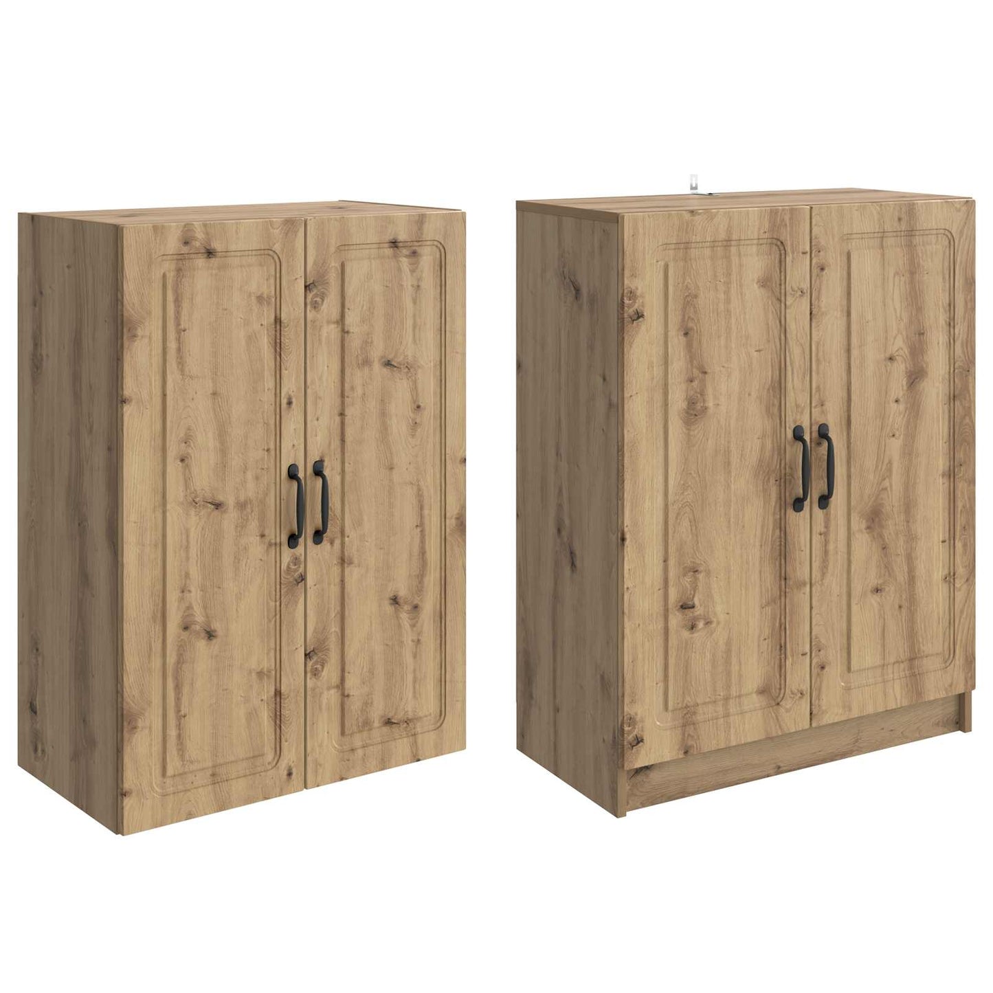 Schrankset 2 stk. Artisan-Eiche Holzwerkstoff