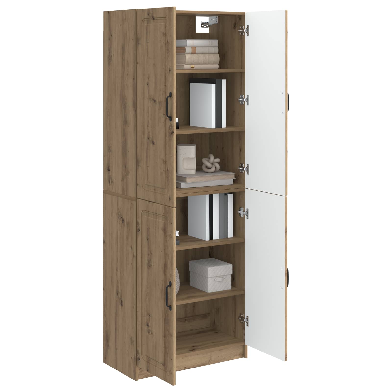 Schrankset 2 stk. Artisan-Eiche Holzwerkstoff