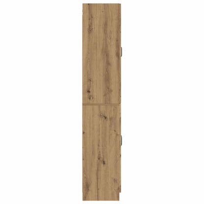 Schrankset 2 stk. Artisan-Eiche Holzwerkstoff