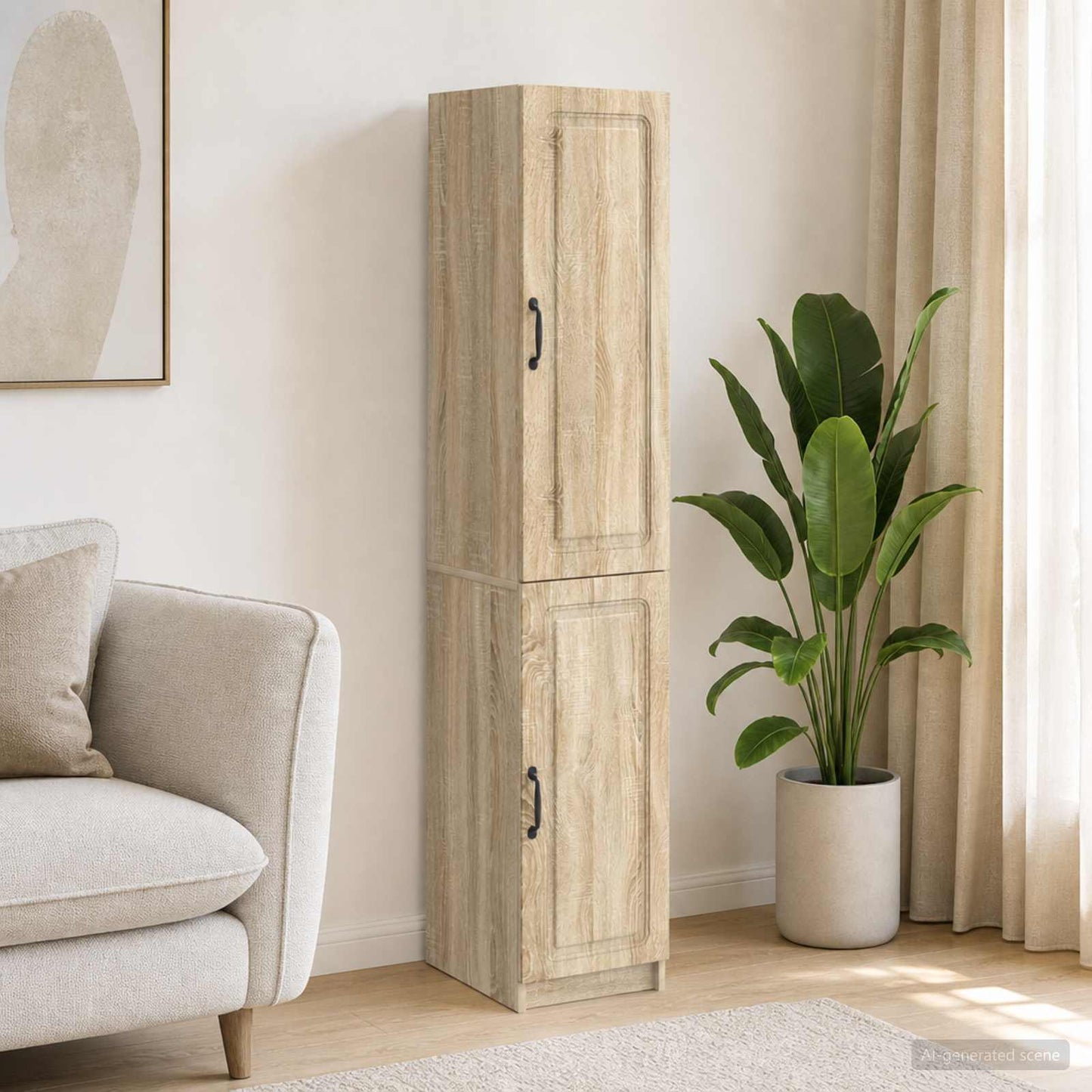Schrankset 2 pcs Sonoma-Eiche Holzwerkstoff