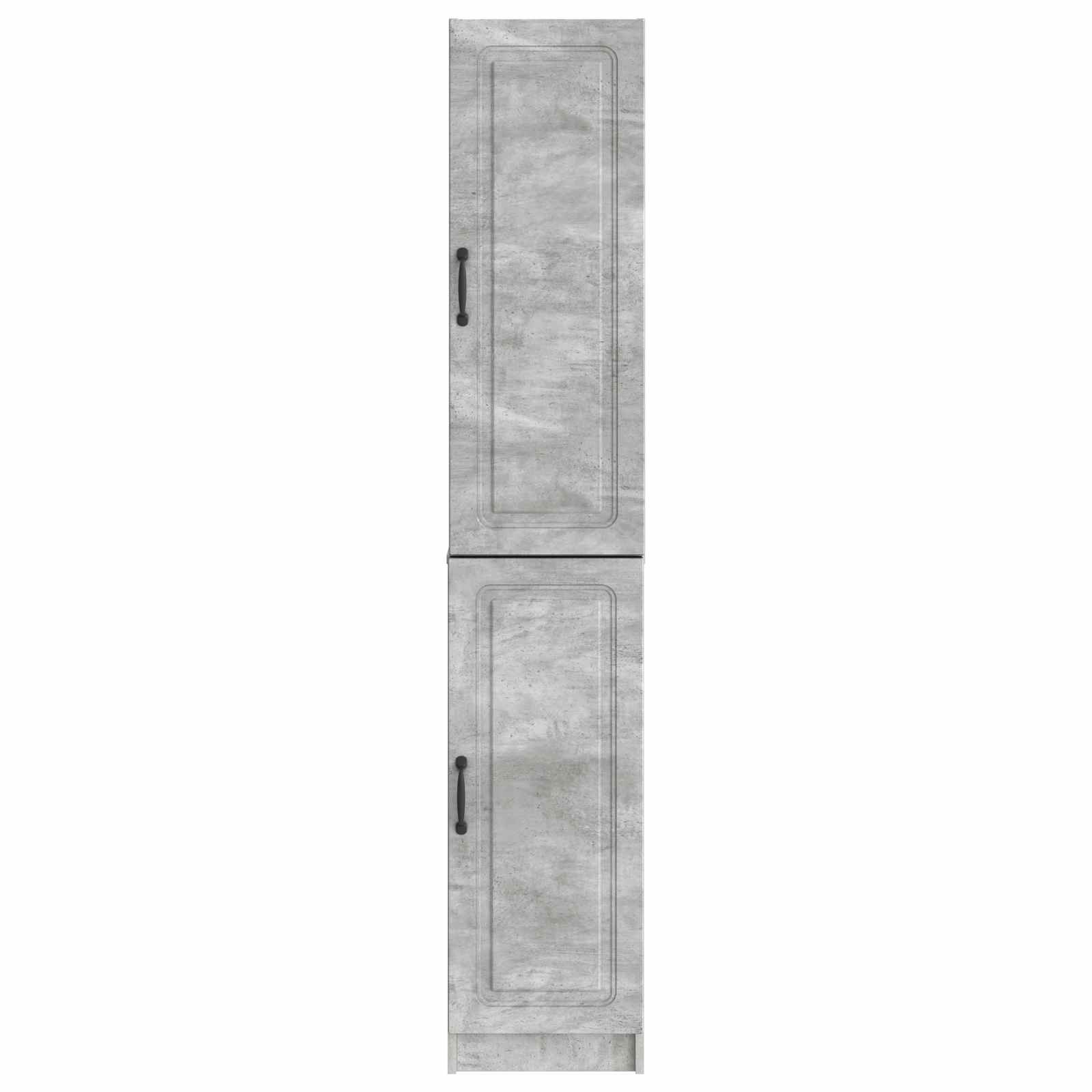 Schrankset 2 pcs Betongrau Holzwerkstoff