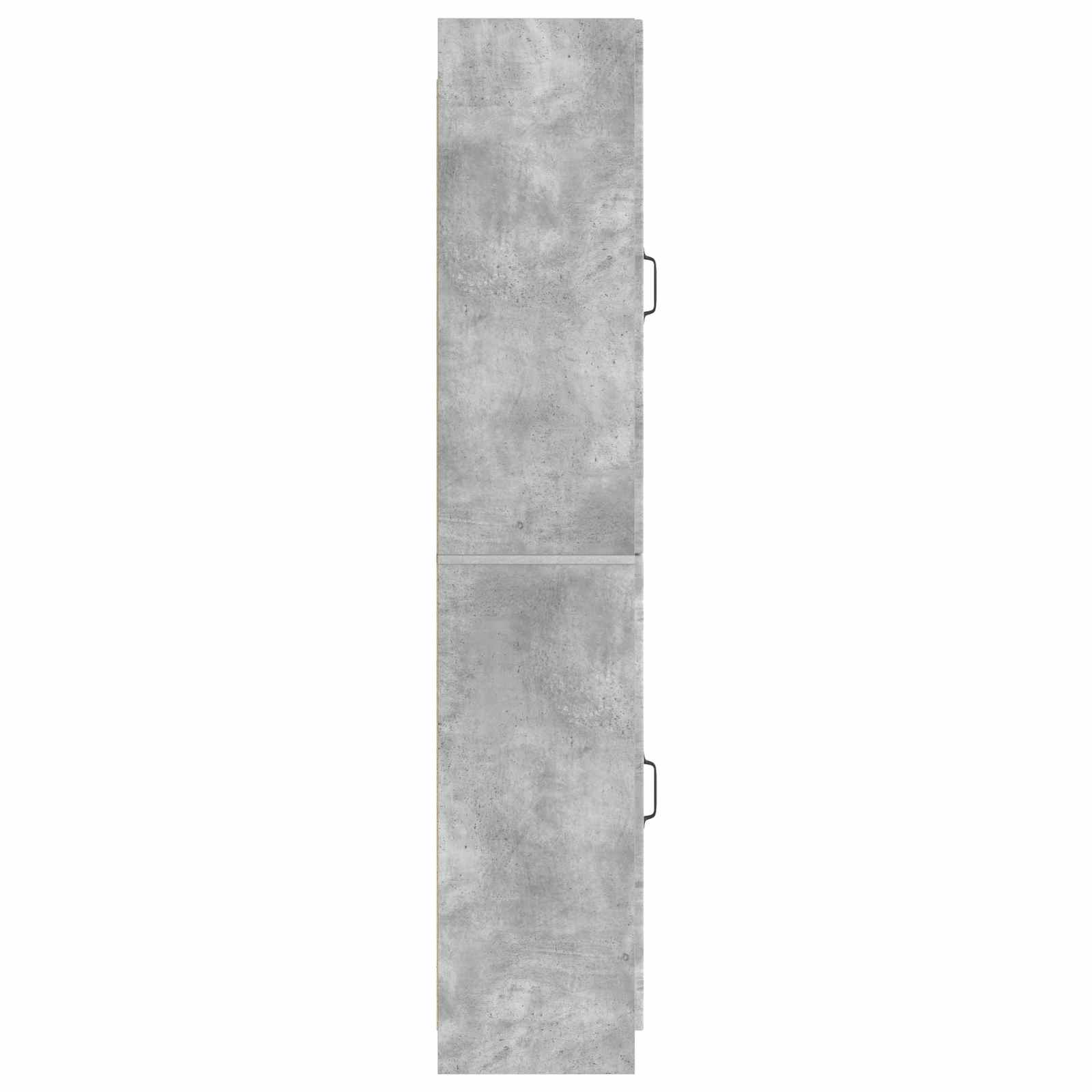 Schrankset 2 pcs Betongrau Holzwerkstoff