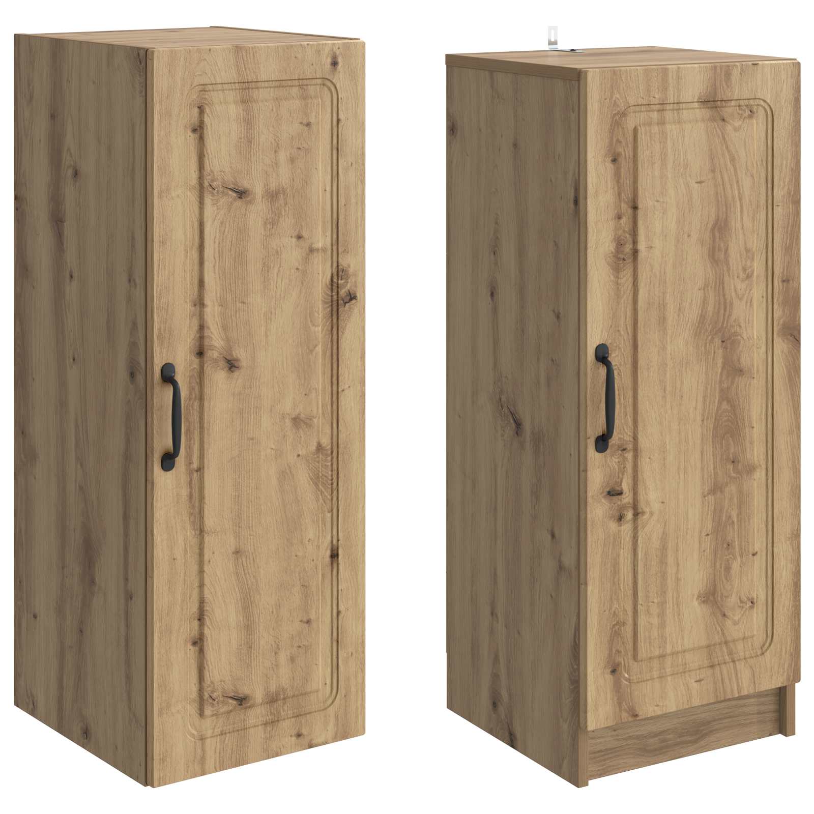 Schrankset 2 stk. Artisan-Eiche Holzwerkstoff