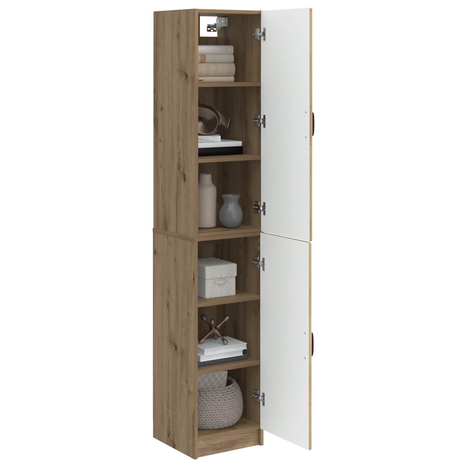 Schrankset 2 stk. Artisan-Eiche Holzwerkstoff