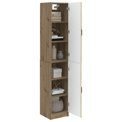 Schrankset 2 stk. Artisan-Eiche Holzwerkstoff
