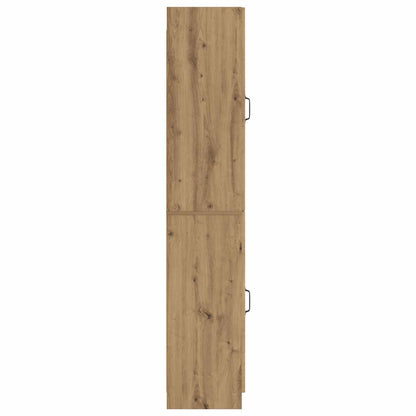 Schrankset 2 stk. Artisan-Eiche Holzwerkstoff