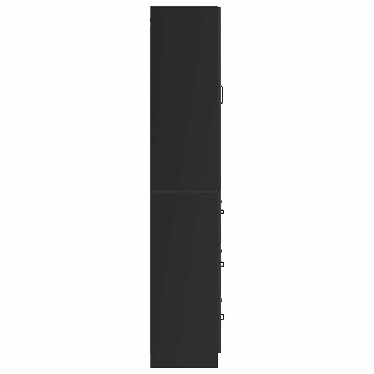 Schrankset 2 pcs Schwarz 66 x 34,5 x 87 cm Holzwerkstoff