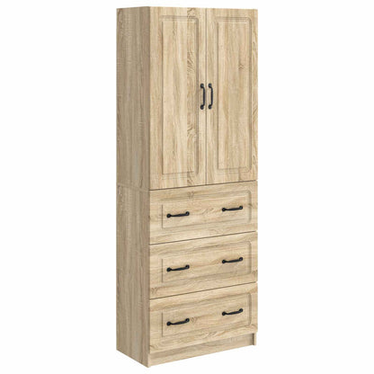 Schrankset 2 stk. 66 x 34,5 x 87 cm Holzwerkstoff Sonoma-Eiche
