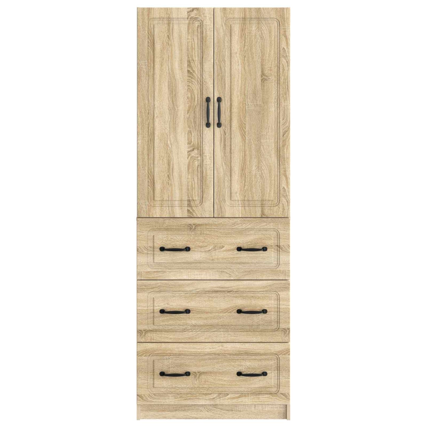 Schrankset 2 pcs Sonoma-Eiche 66 x 34,5 x 87 cm Holzwerkstoff