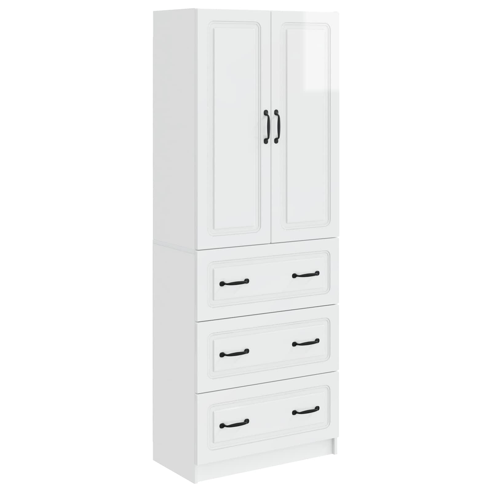 Schrankset 2 stk. 66 x 34,5 x 87 cm Holzwerkstoff