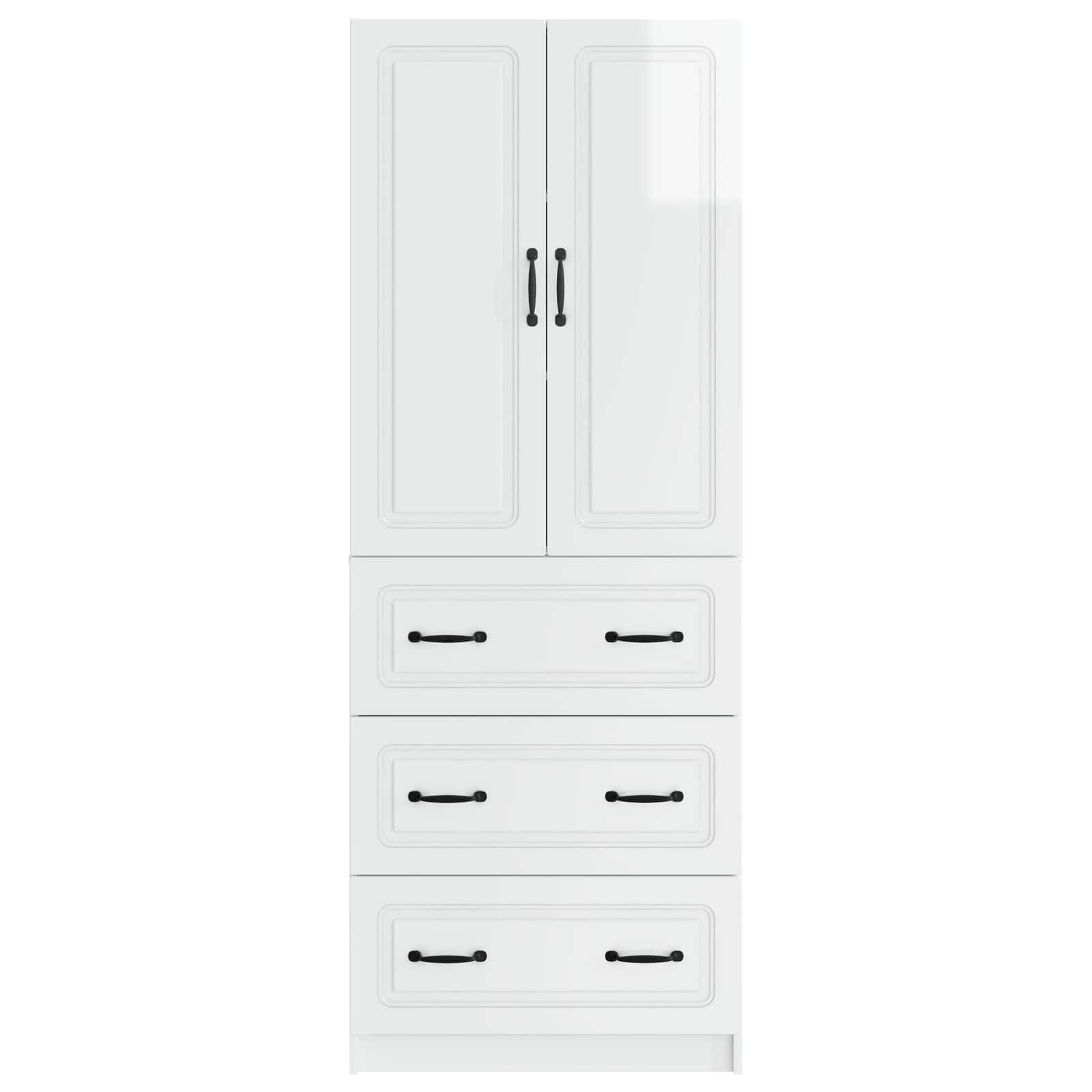 Schrankset 2 stk. 66 x 34,5 x 87 cm Holzwerkstoff