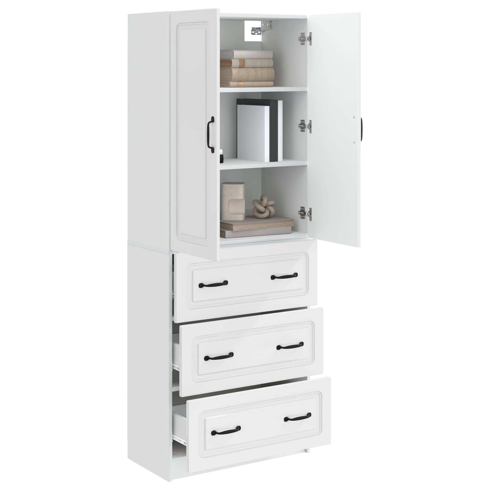 Schrankset 2 stk. 66 x 34,5 x 87 cm Holzwerkstoff