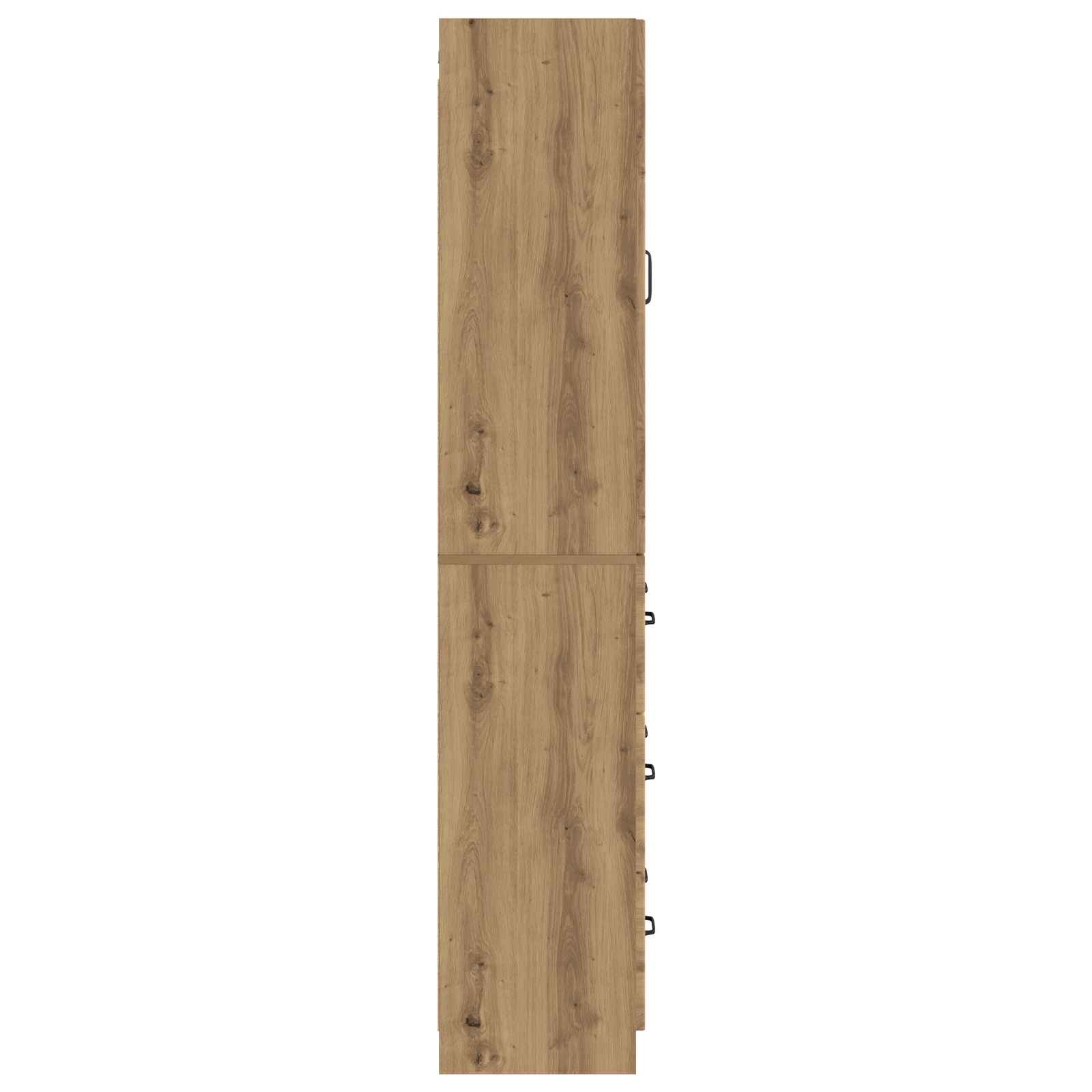 Schrankset 2 Stk. 66 x 34,5 x 87 cm Holzwerkstoff Artisan-Eiche