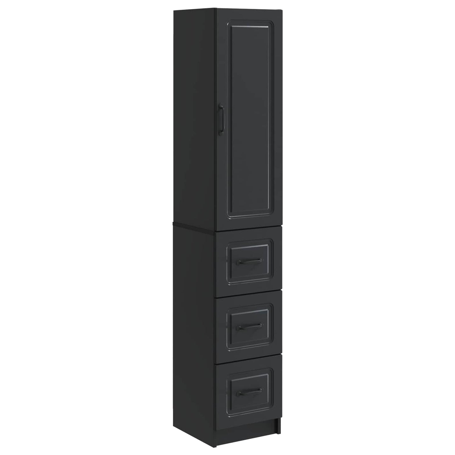 Schrankset 2 pcs Schwarz 33 x 34,5 x 87 cm Holzwerkstoff