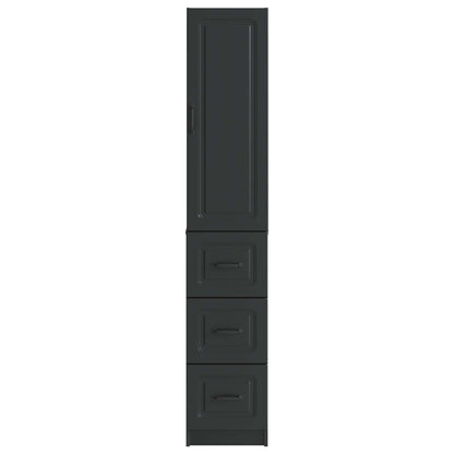 Schrankset 2 stk. 33 x 34,5 x 87 cm Holzwerkstoff Schwarz