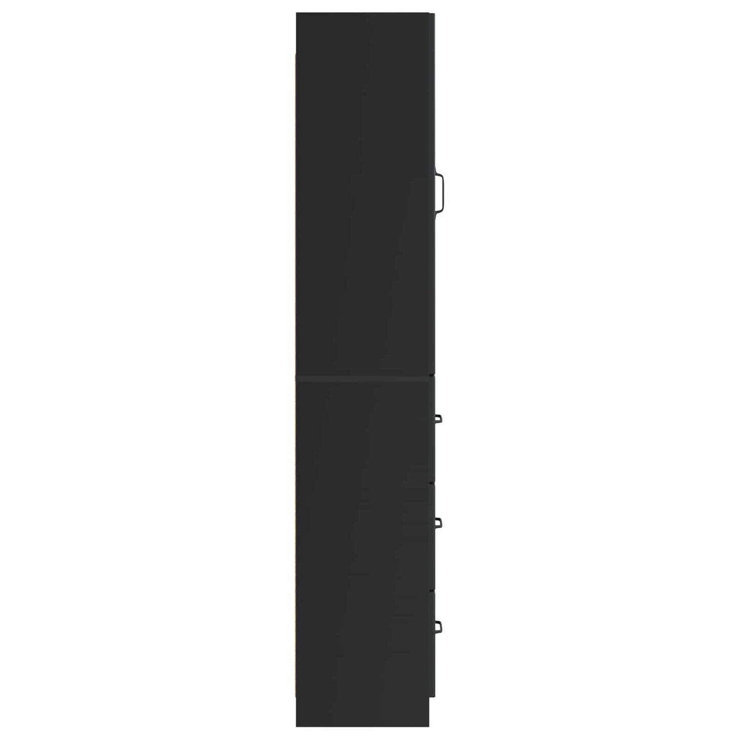 Schrankset 2 pcs Schwarz 33 x 34,5 x 87 cm Holzwerkstoff